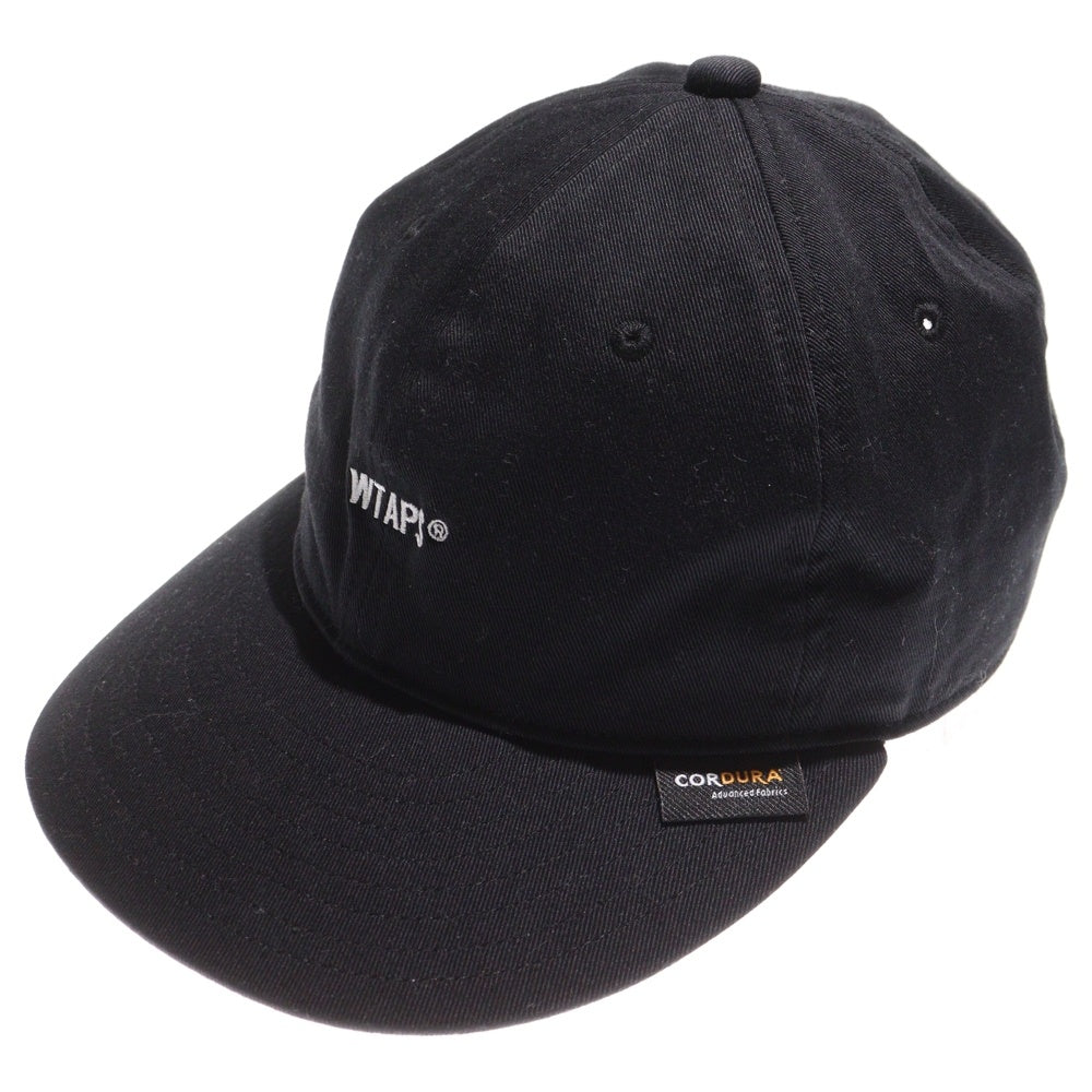 WTAPS(ダブルタップス) 25SS T-6M 04 フロントロゴ 6パネルキャップ 帽子 ブラック 251HCDT-HT04