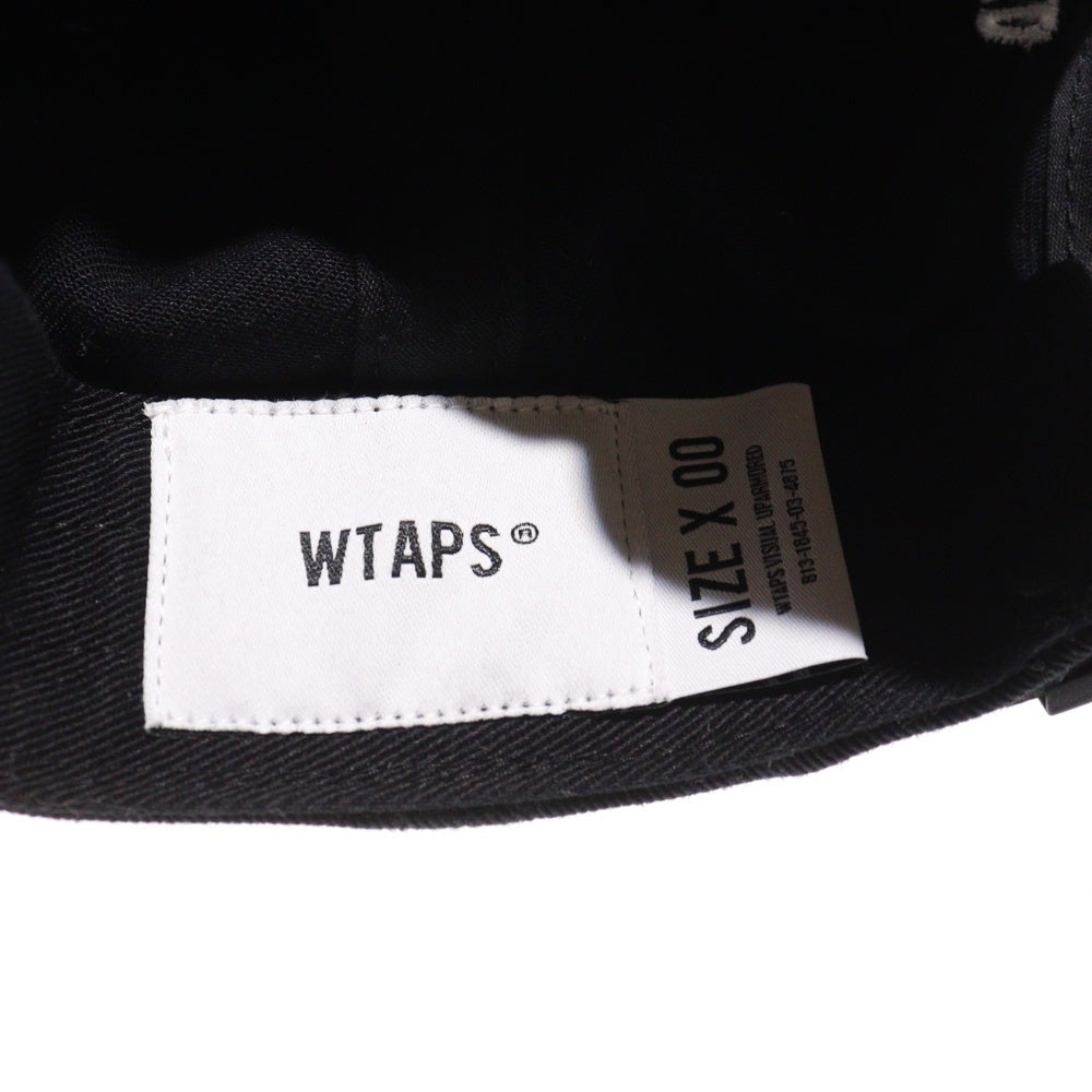 WTAPS(ダブルタップス) 25SS T-6M 04 フロントロゴ 6パネルキャップ 帽子 ブラック 251HCDT-HT04
