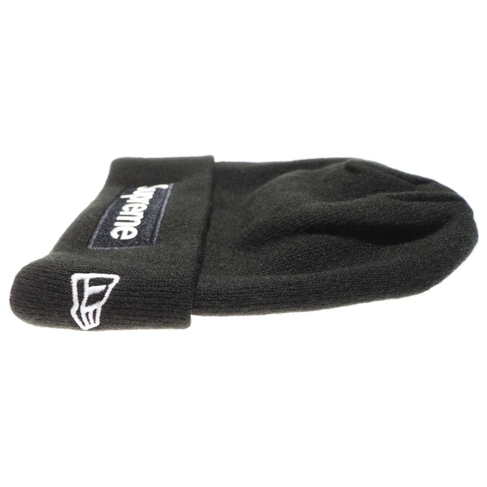 SUPREME(シュプリーム) 24AW ×New Era Box Logo Beanie ニューエラ ボックスロゴ ビーニー 帽子 ブラック