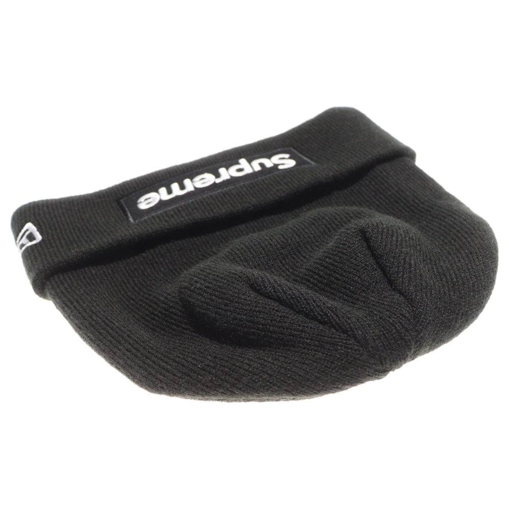 SUPREME(シュプリーム) 24AW ×New Era Box Logo Beanie ニューエラ ボックスロゴ ビーニー 帽子 ブラック