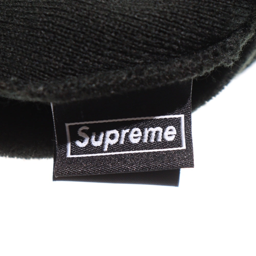 SUPREME(シュプリーム) 24AW ×New Era Box Logo Beanie ニューエラ ボックスロゴ ビーニー 帽子 ブラック