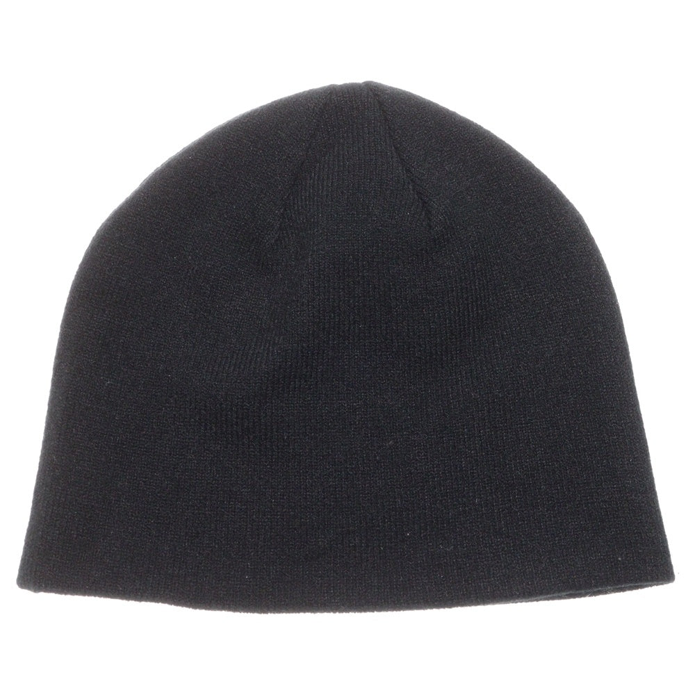 WASTED YOUTH(ウェイステッドユース) WY BEANIE ロゴプリント ビーニー ニット帽 帽子 ブラック