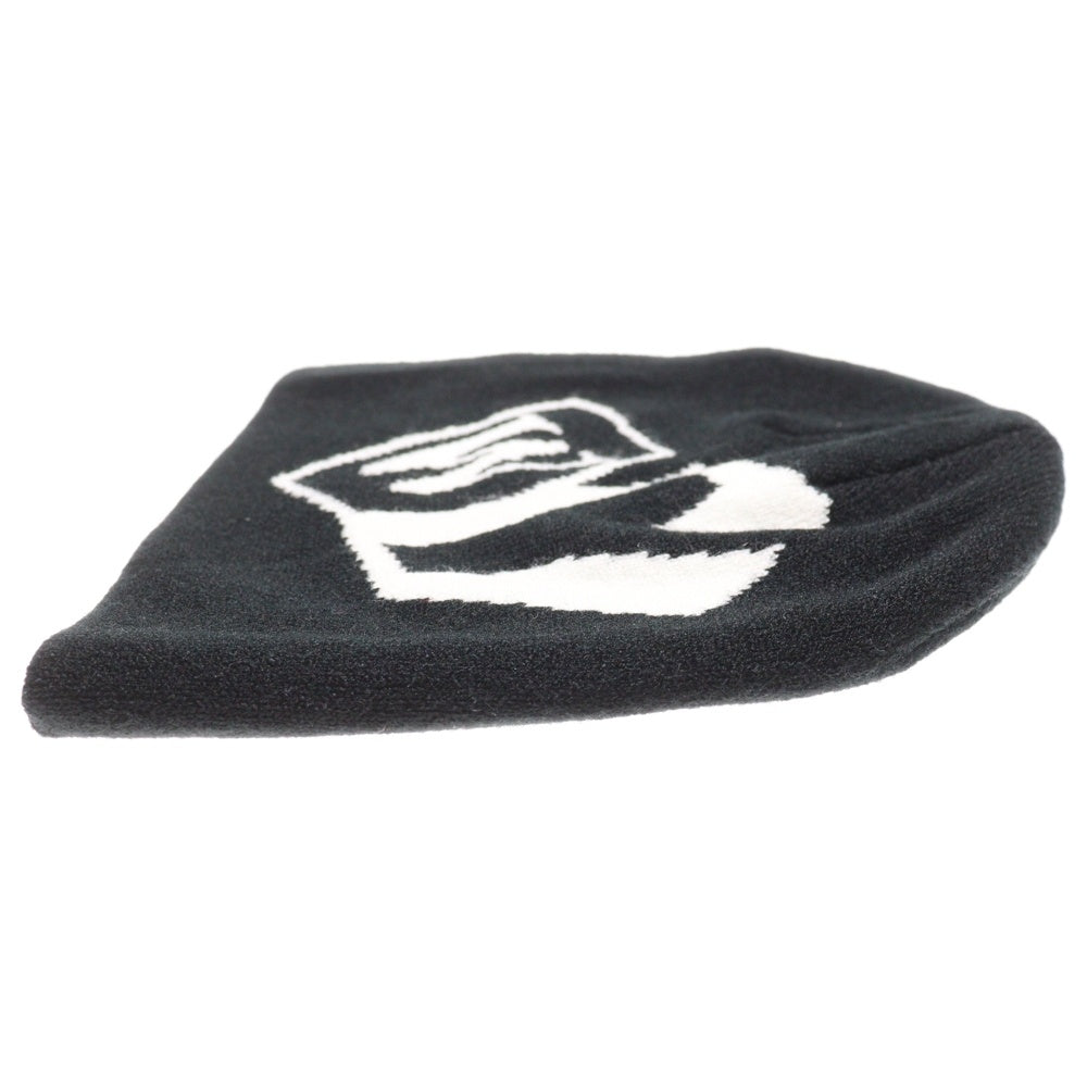 WASTED YOUTH(ウェイステッドユース) WY BEANIE ロゴプリント ビーニー ニット帽 帽子 ブラック