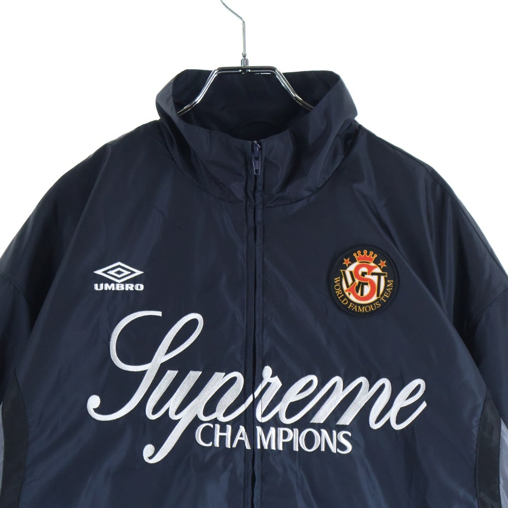 SUPREME(シュプリーム) 25AW ×Umbro Gradient Track Jacket アンブロ ロゴエンブロイダリー グラデーション トラックジャケット ブラック