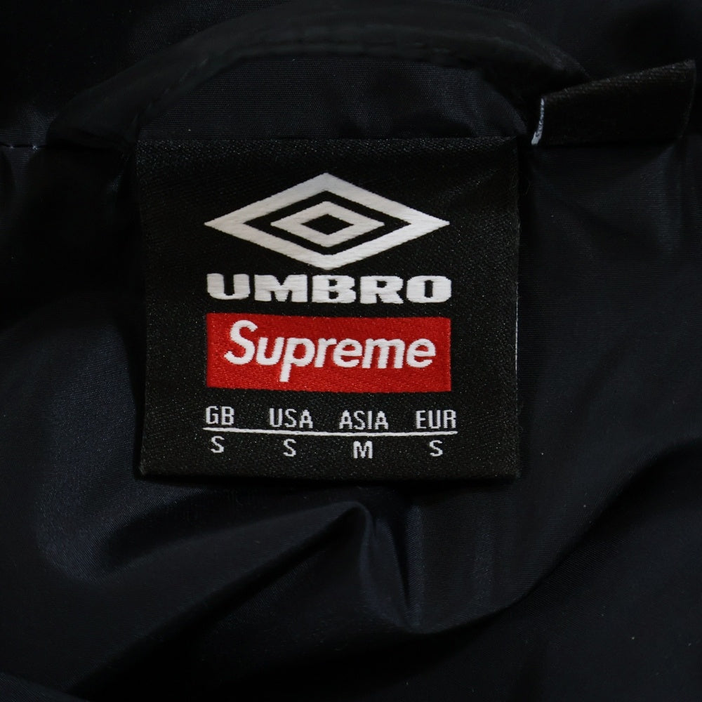 SUPREME(シュプリーム) 25AW ×Umbro Gradient Track Jacket アンブロ ロゴエンブロイダリー グラデーション トラックジャケット ブラック