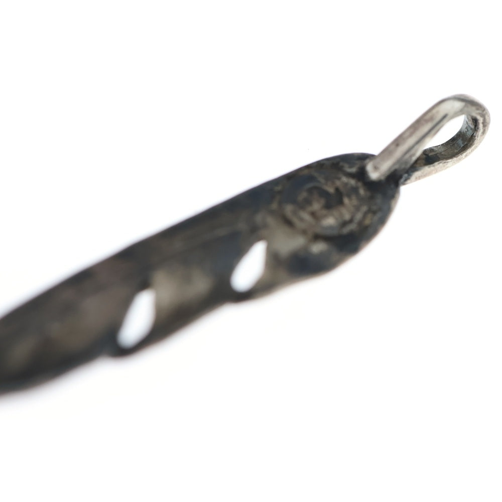 goro's(ゴローズ) SVフェザー小 ペンダントトップ 右向き シルバー