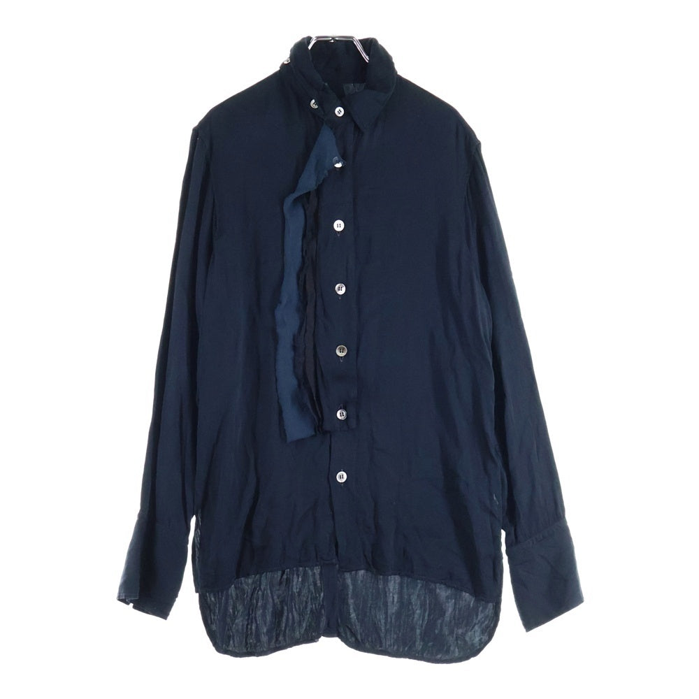 Y's(ワイズ) 12SS レーヨン 長袖シャツ ネイビー YX-B17-231 レディース