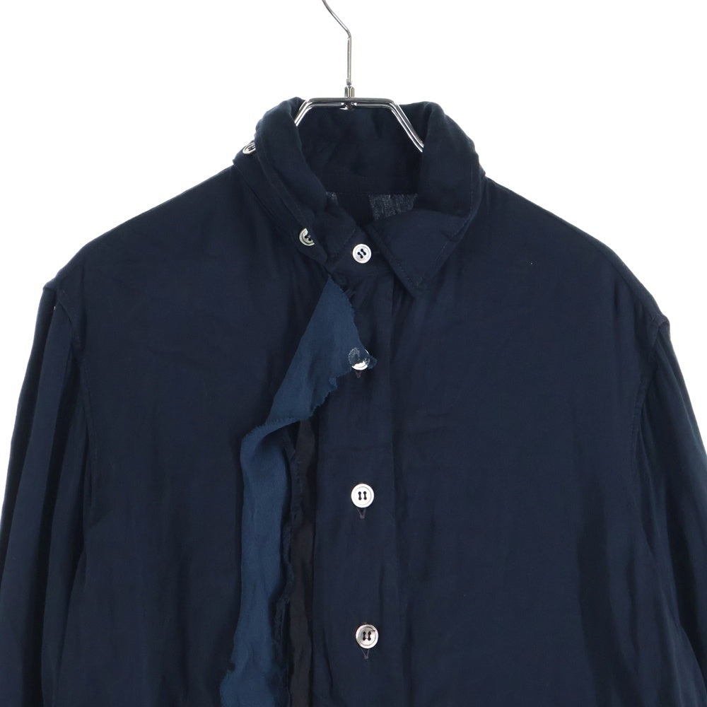 Y's(ワイズ) 12SS レーヨン 長袖シャツ ネイビー YX-B17-231 レディース
