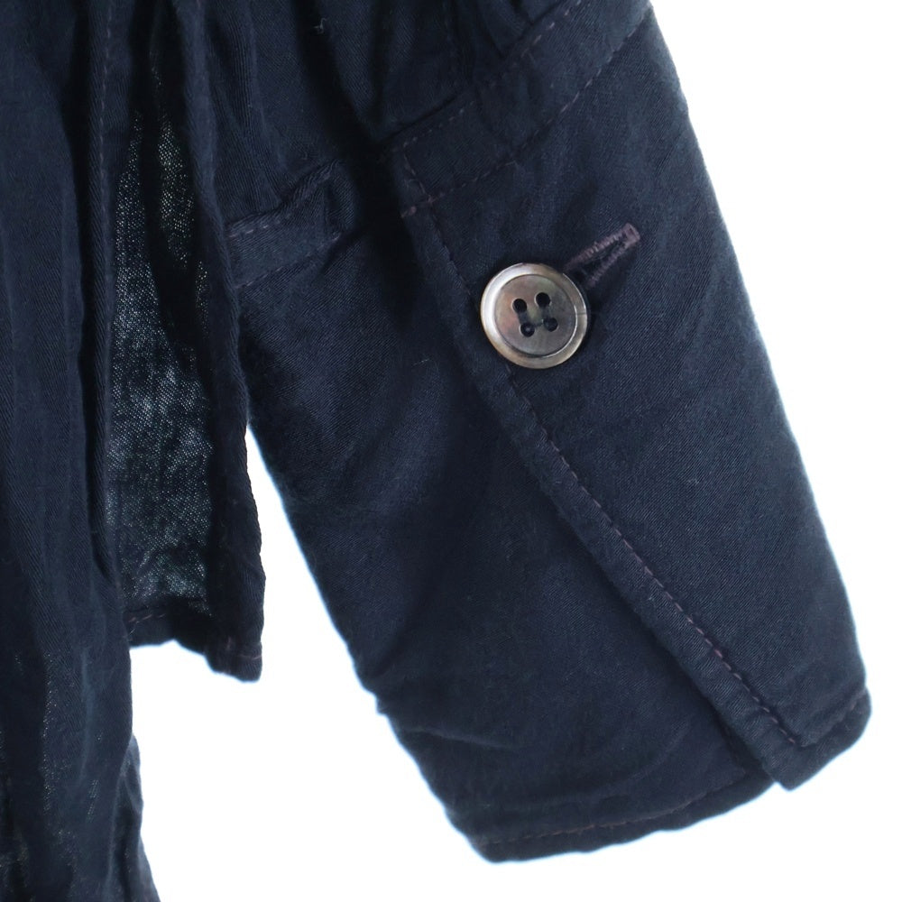 Y's(ワイズ) 12SS レーヨン 長袖シャツ ネイビー YX-B17-231 レディース