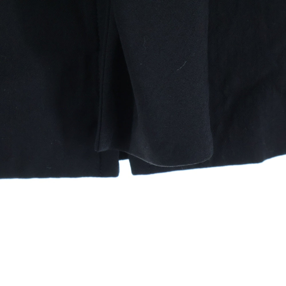 Yohji Yamamoto + NOIR(ヨウジヤマモトプリュスノアール) ウールギャバジン ジップアップ テーラードジャケット ブラック NY-J02-100 レディース