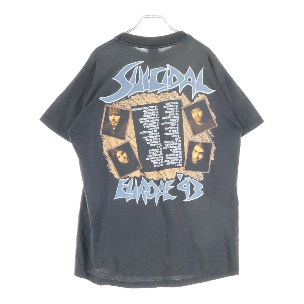 VINTAGE(ヴィンテージ) 90S VINTAGE SUICIDAL TENDENCIES NORTH AMERICAN TOUR 92 ヴィンテージ スーサイダル テンデンシーズ アメリカンツアー プリント 半袖Tシャツ