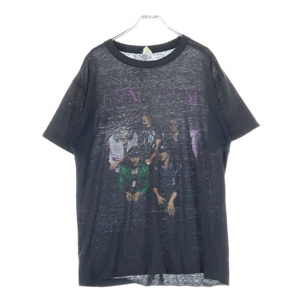 VINTAGE(ヴィンテージ) 80S VINTAGE DEEP PURPLE ヴィンテージ ディープパープル フォトプリント ツアー 半袖Tシャツカットソー ブラック