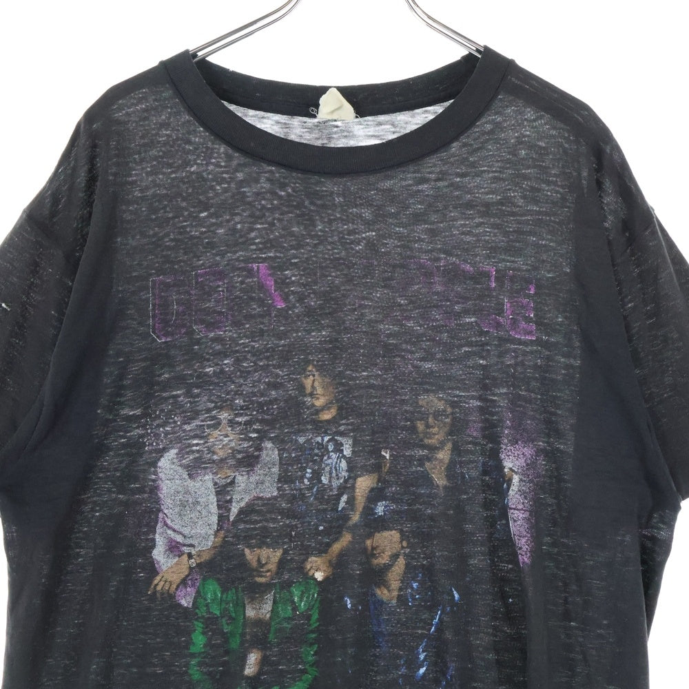 VINTAGE(ヴィンテージ) 80S VINTAGE DEEP PURPLE ヴィンテージ ディープパープル フォトプリント ツアー 半袖Tシャツカットソー ブラック