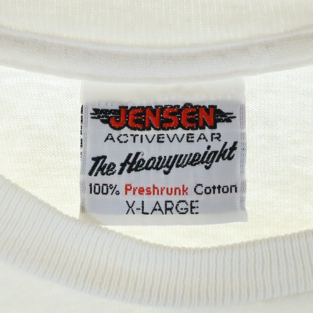 VINTAGE(ヴィンテージ) 90S VINTAGE GRATEFUL DEAD JENSEN ヴィンテージ グレイトフル デッド スカル 両面プリント 半袖Tシャツカットソー ホワイト