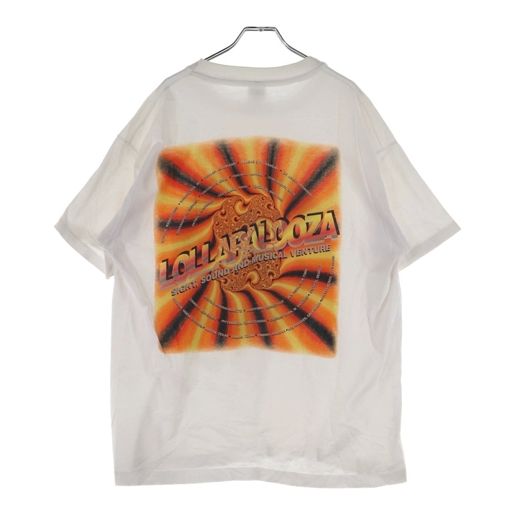 VINTAGE(ヴィンテージ) 90S VINTAGE LOLLAPALOOZA 1995 ヴィンテージ ロラパルーザ 両面プリント 半袖Tシャツカットソー ホワイト