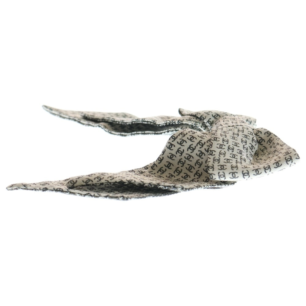 CHANEL(シャネル) ココマーク リボン ボウ バレッタ 髪留め ホワイト/ブラック レディース