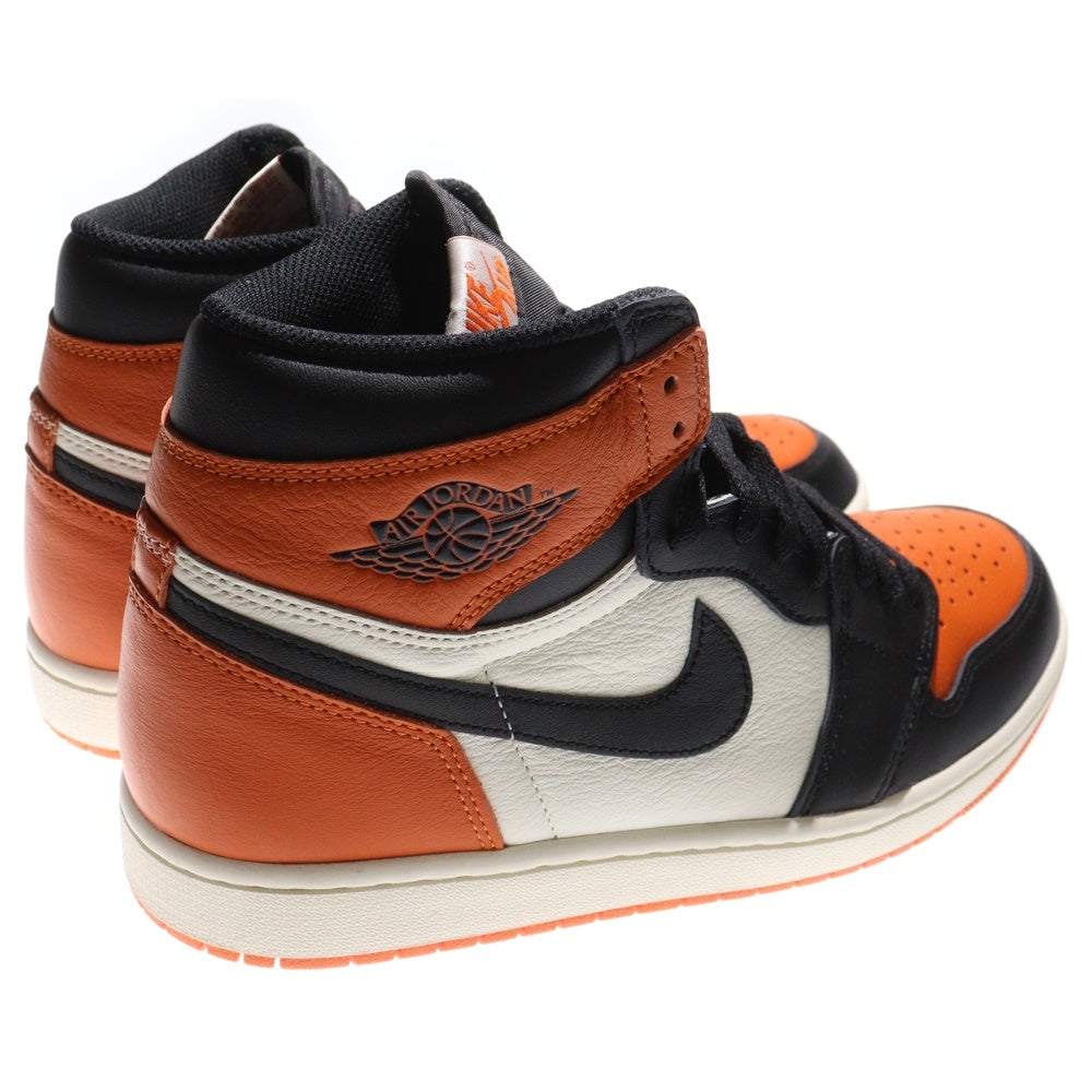 NIKE(ナイキ) AIR JORDAN 1 RETRO HIGH OG Shattered Backboard エア ジョーダン 1 レトロ シャッタードバックボード ハイカットスニーカー オレンジ US10/28cm DZ5485-008
