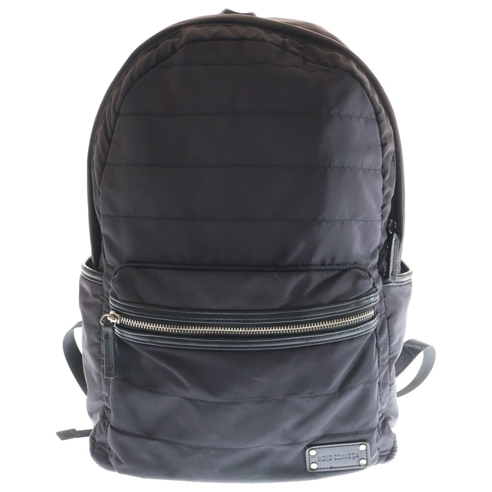 NO BRAND(ノーブランド) MONO COMME CA モノコムサ キルトボーダー リュックサック バックパック ブラック 95-20BI10