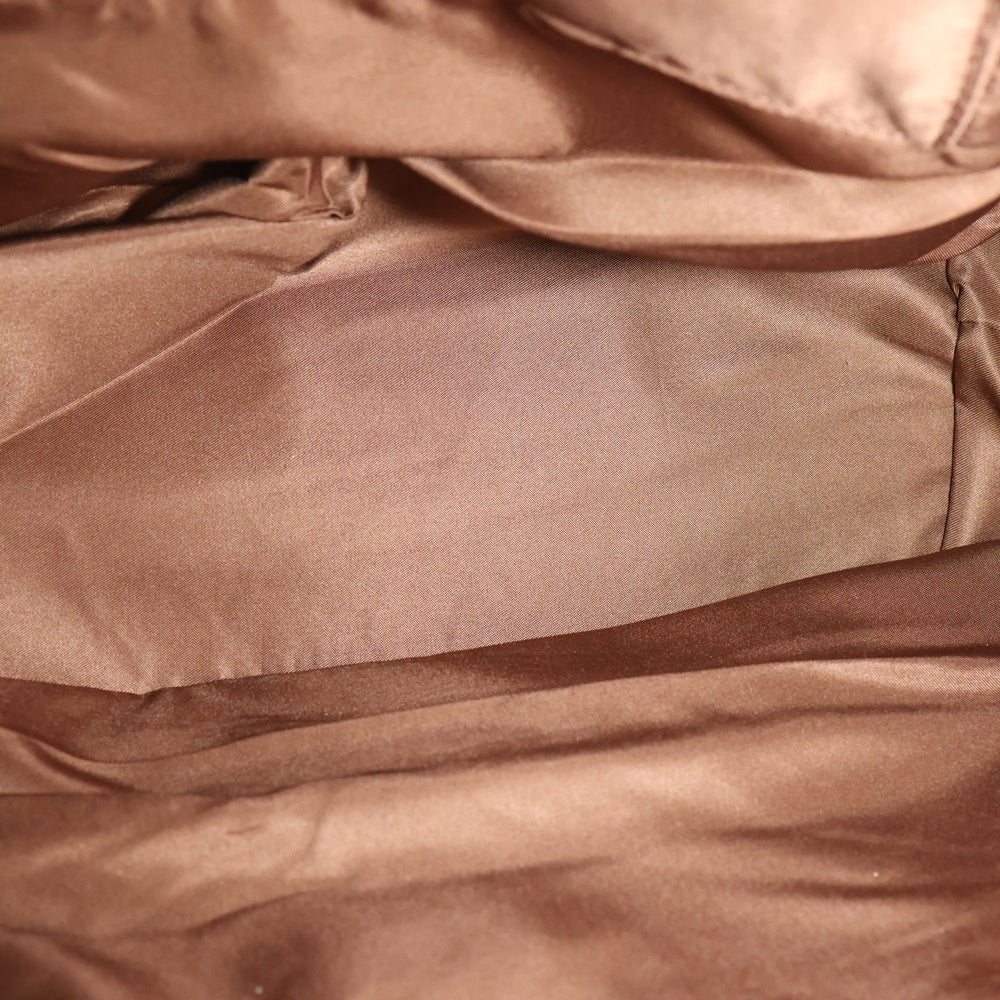 nano universe(ナノユニバース) レザー カットオフ トート ハンドバッグ ベージュ