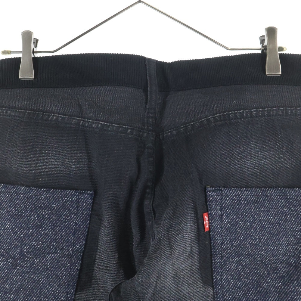 COMME des GARCONS JUNYA WATANABE MAN(コムデギャルソンジュンヤワタナベマン) 13AW ×LEVI'S リーバイス 再構築 パッチワーク デニムパンツ ブラック WL-P207 AD2013