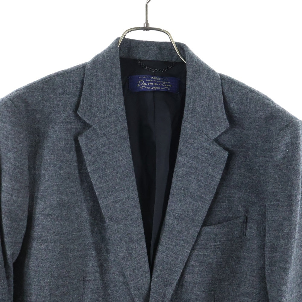 nano universe(ナノユニバース) 19AW 2B ウール シングル テーラードジャケット グレー 668-0116002