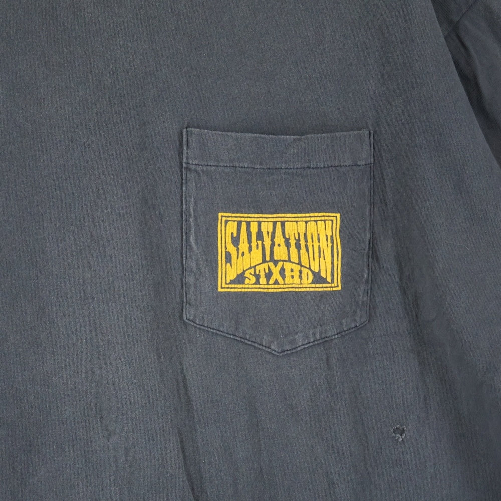 SAINT MICHAEL(セントマイケル) 23SS ×NEIGHBORHOOD S/S T-SHIRT ネイバーフッド クルーネック 半袖Tシャツカットソー チャコールグレー SM-S23-0000-115