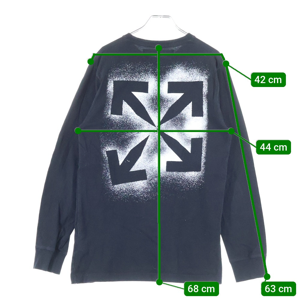 OFF-WHITE(オフホワイト) 20AW SPRAY ARROWS LS T-SHIRT スプレー