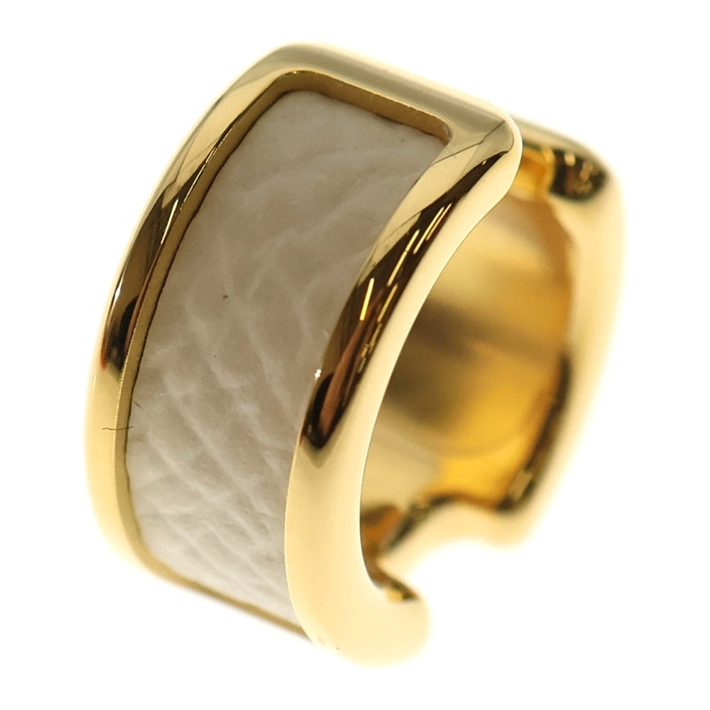 HERMES(エルメス) BIJOU D'OREILLE OLYMPE PM オランプ イヤーカフ クリップ オン イヤリング ゴールド/ホワイト