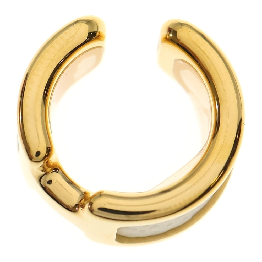 HERMES(エルメス) BIJOU D'OREILLE OLYMPE PM オランプ イヤーカフ クリップ オン イヤリング ゴールド/ホワイト
