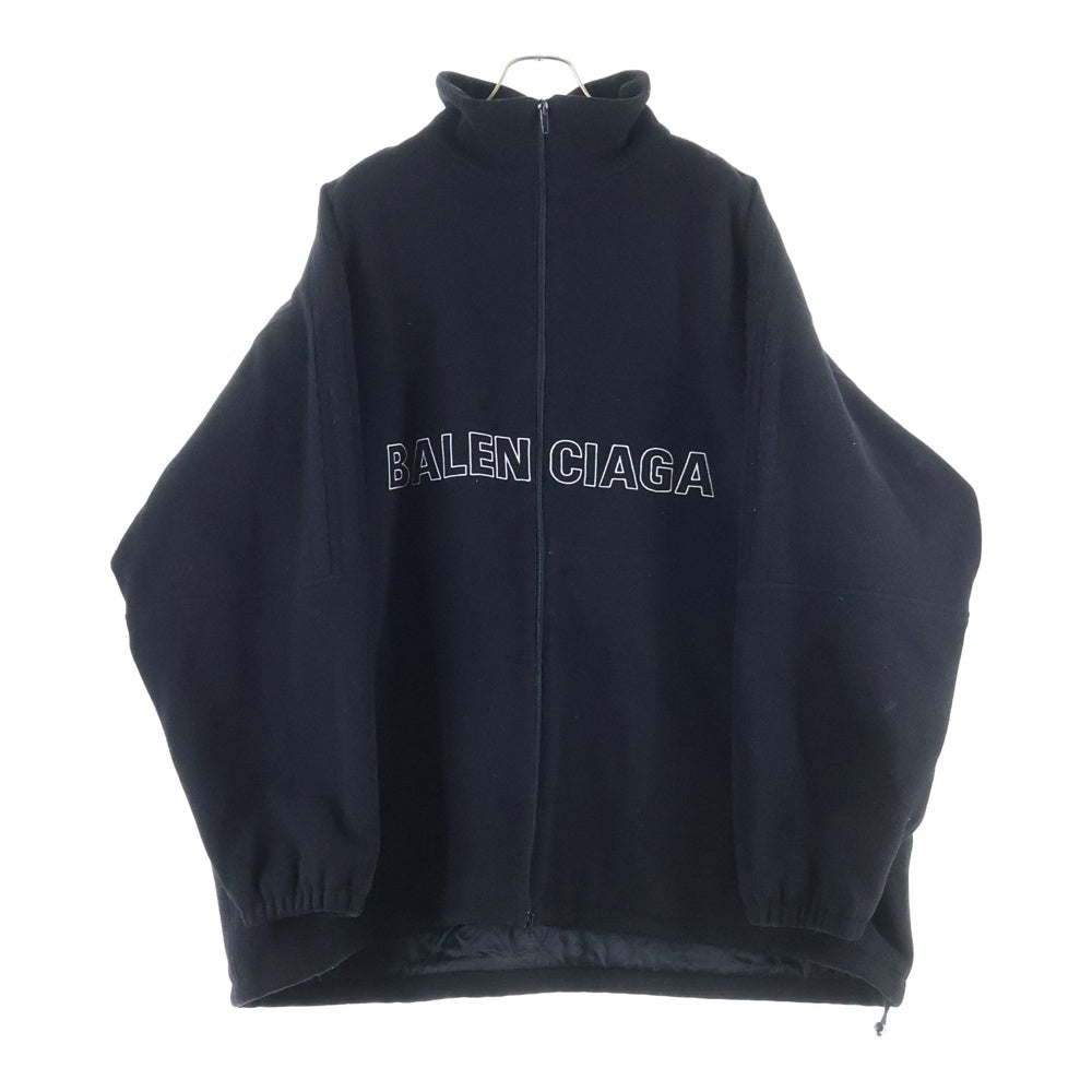 BALENCIAGA(バレンシアガ) 18AW Fleece Track Suit Jacket フリース トラックスーツジャケット ブラック 534315 TBU14