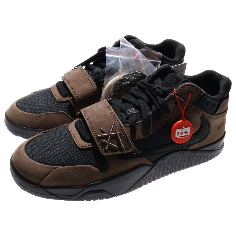 NIKE(ナイキ) ×TAVIS SCOTT JORDAN JUMPMAN JACK TR CJ1 T-REXX トラヴィス スコット ジョーダン ジャンプマンジャック ハイカットスニーカー ブラウン US10/28cm FZ8117-204