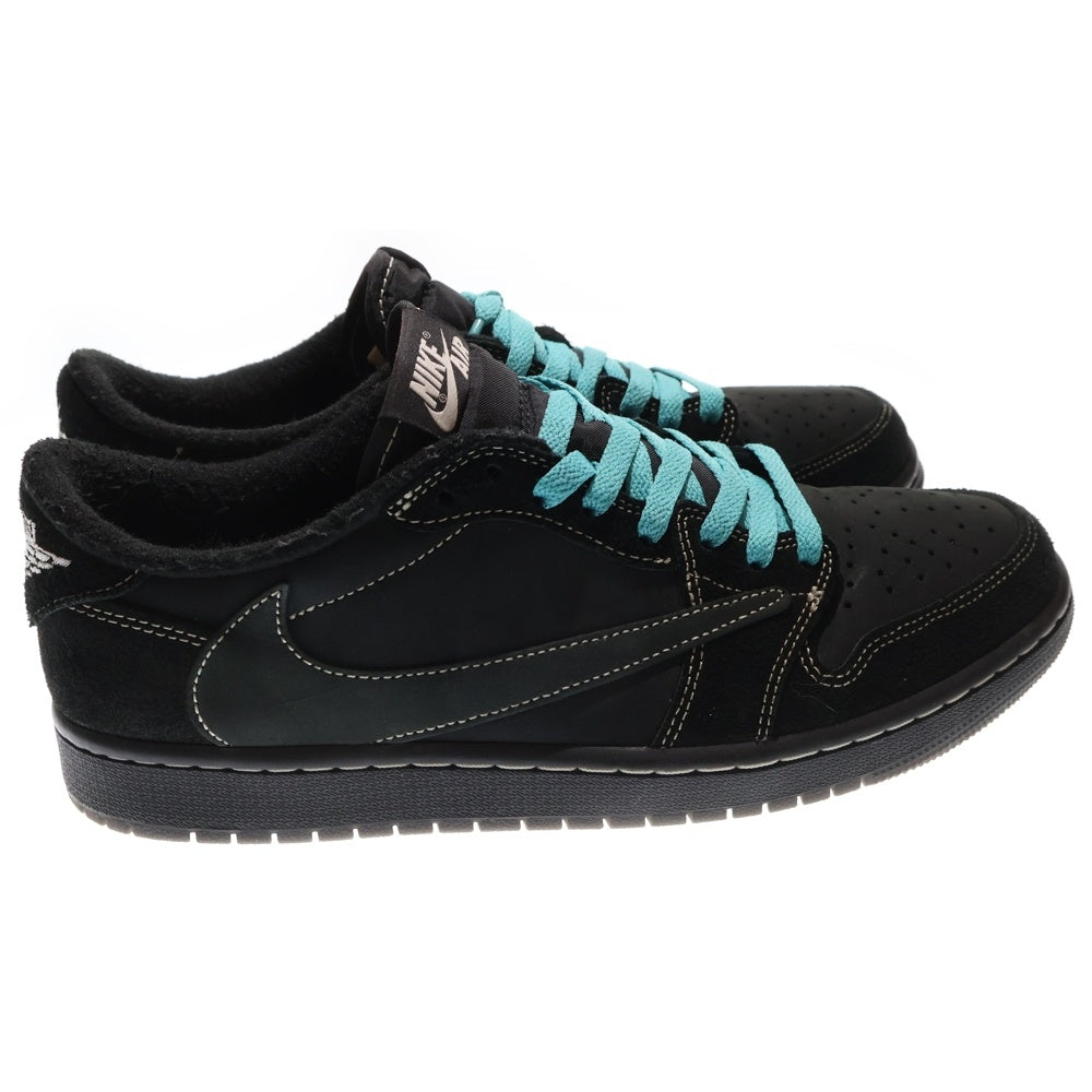 NIKE(ナイキ) ×TRAVIS SCOTT AIR JORDAN 1 LOW OG SP BLACK PHANTOM エアジョーダン1 ブラックファントム ローカットスニーカー US9.5/27.5cm ブラック DM7866-001