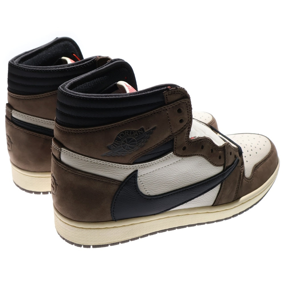トラヴィススコットNIKE エアジョーダン　26.0㎝ エアジョーダン 1 LOW OG SP トラヴィス・スコット 26cm 最安 エア
