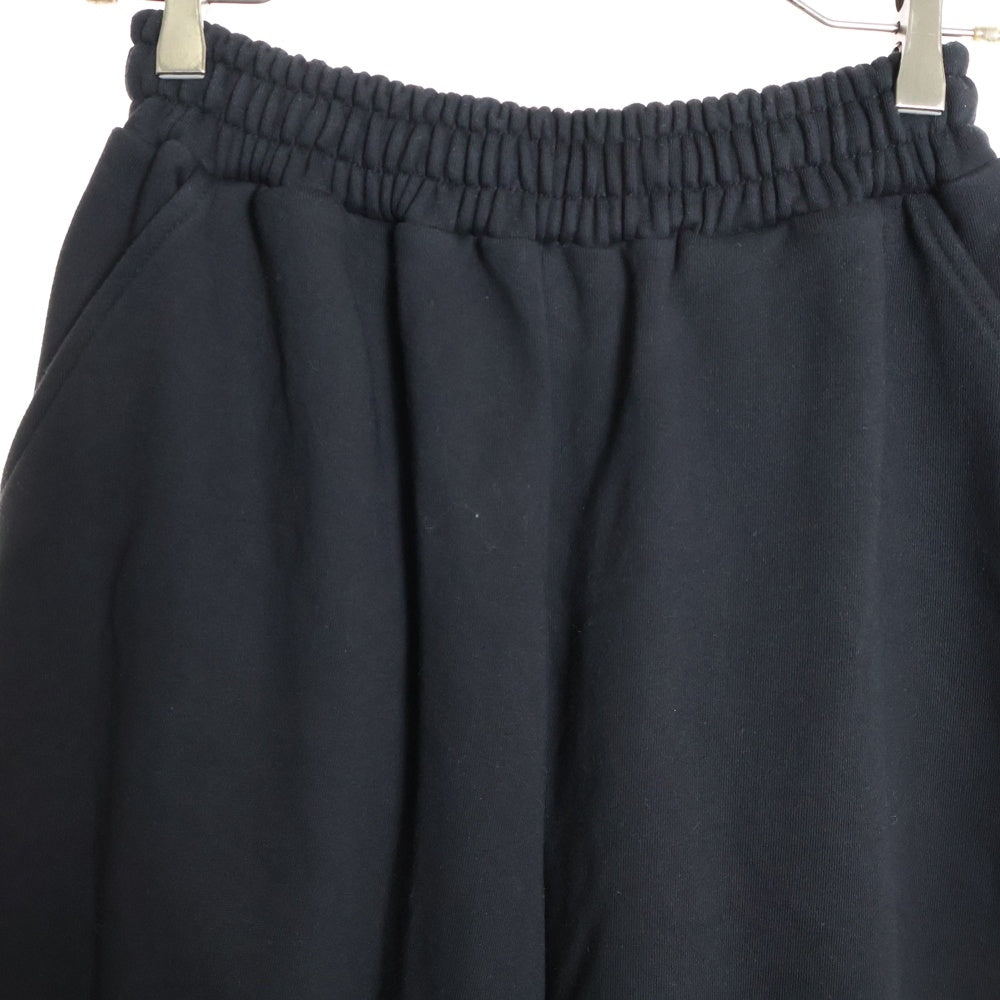 WIND AND SEA(ウィンダンシー) ×FCMM Round Wide Pants ラウンドワイド スウェットパンツ ブラック FBCPDZ02