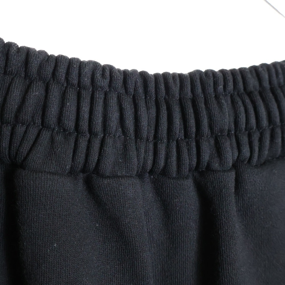 WIND AND SEA(ウィンダンシー) ×FCMM Round Wide Pants ラウンドワイド スウェットパンツ ブラック FBCPDZ02