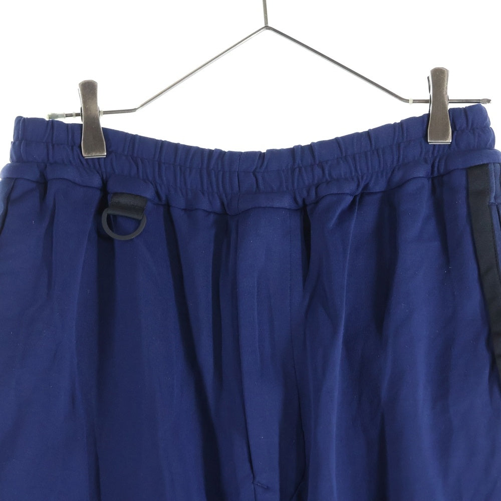 Y-3 ワイスリー STRIPE TRACK PANTS ストライプ コットン ナイロン リブ トラックパンツ ブルー DP0547 Y-3(ワイスリー) STRIPE TRACK PANTS ストライプ コットン ナイロン