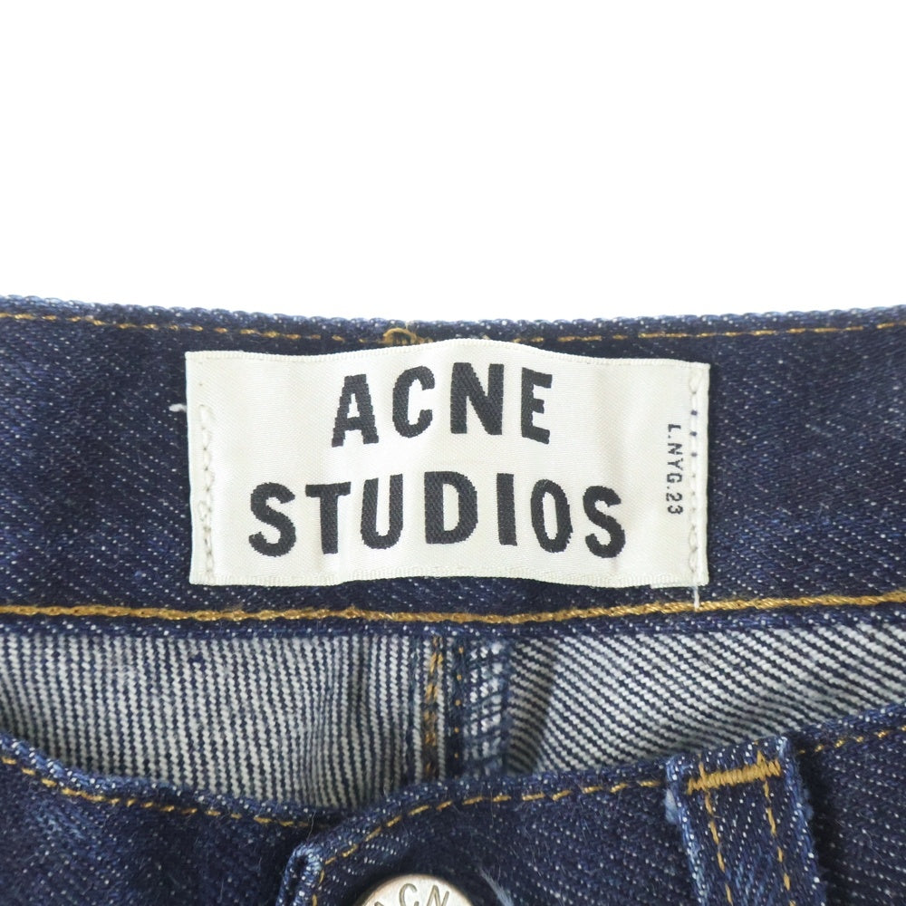 Acne Studios(アクネ ストゥディオズ) Max New Raw Slim Leg Tapered Jeans スリム テーパード デニムパンツ インディゴ