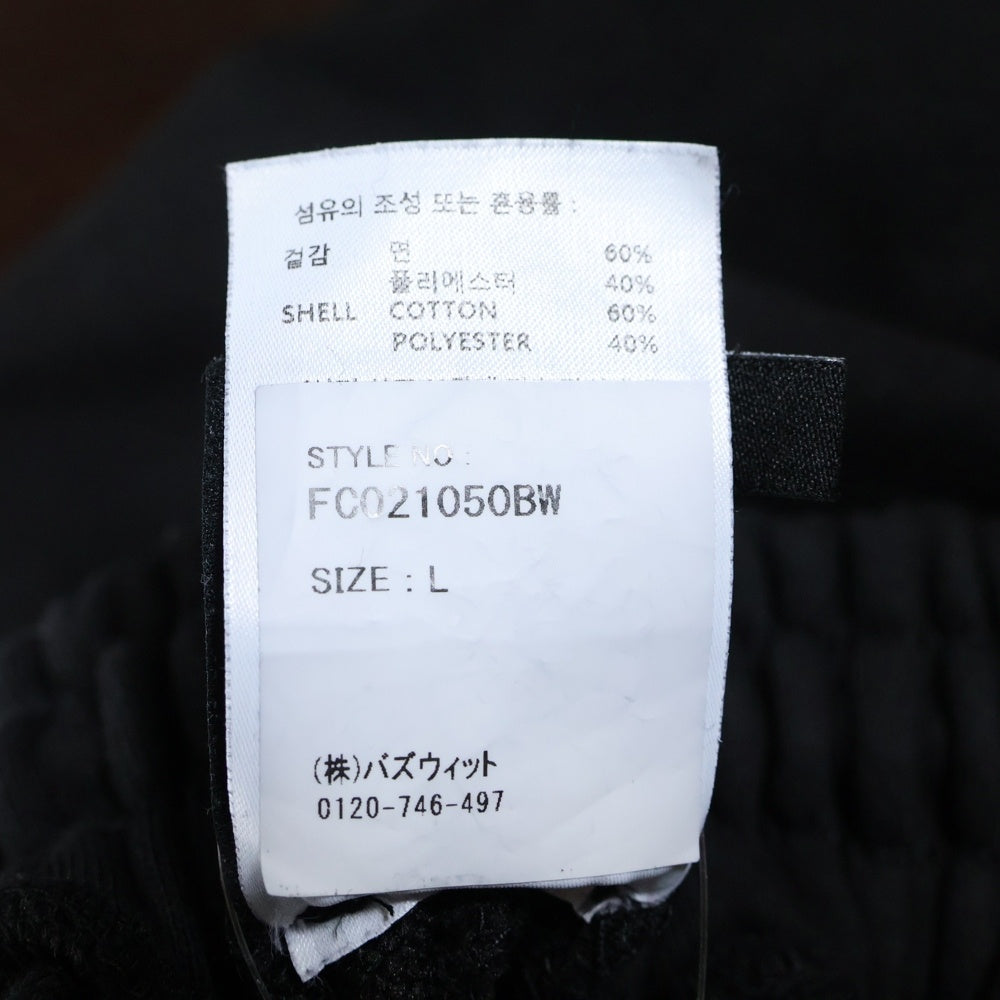 WIND AND SEA(ウィンダンシー) ×FCMM Round Wide Pants ラウンドワイド スウェットパンツ ブラック FBCPDZ02