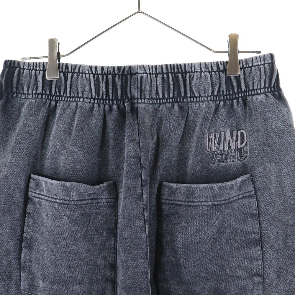 WIND AND SEA(ウィンダンシー) Sulfer Faded Baggy Sweat Pant サルファーフェイデットバギースウェットパンツ グレー WDS-O-ESS-24-Q4-SD-06