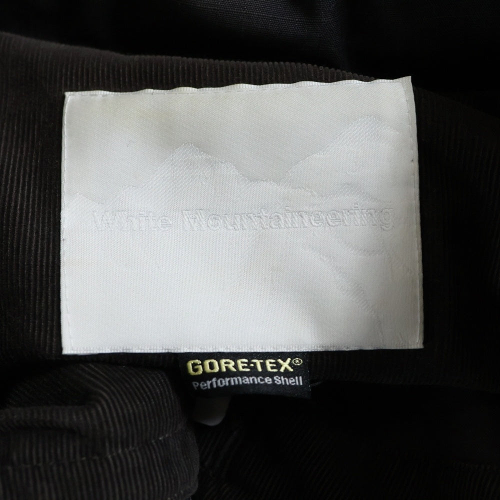 White Mountaineering(ホワイトマウンテニアリング) 11AW GORE-TEX ゴアテックス 4ポケット リップストップ ナイロンジャケット ブラック WM1173226