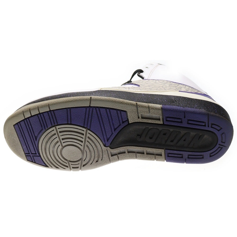 NIKE(ナイキ) AIR JORDAN 2 エアジョーダン 2 ハイ セメント ハイカットスニーカー ホワイト/パープル US9.5/27.5cm 385475-153