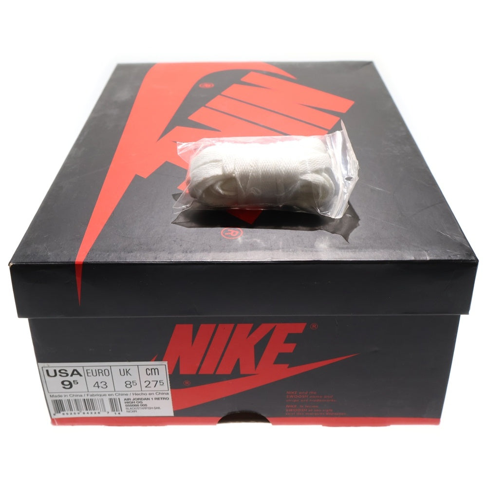 NIKE(ナイキ) AIR JORDAN 1 RETRO HIGH OG SHATTERED BACKBOARD エアジョーダン1レトロハイシャッタードバックボード ハイカットスニーカー US9.5/27.5cm 555088-005