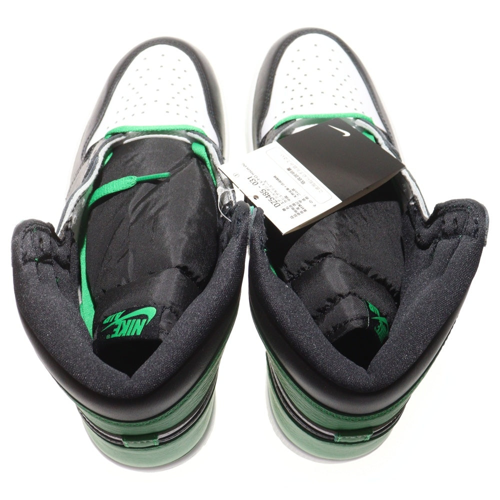 NIKE(ナイキ) AIR JORDAN 1 RETRO HIGH OG LUCKY GREEN エアジョーダン レトロ ラッキーグリーン ハイカットスニーカー グリーン/ホワイト US9.5/27.5cm DZ5485-031