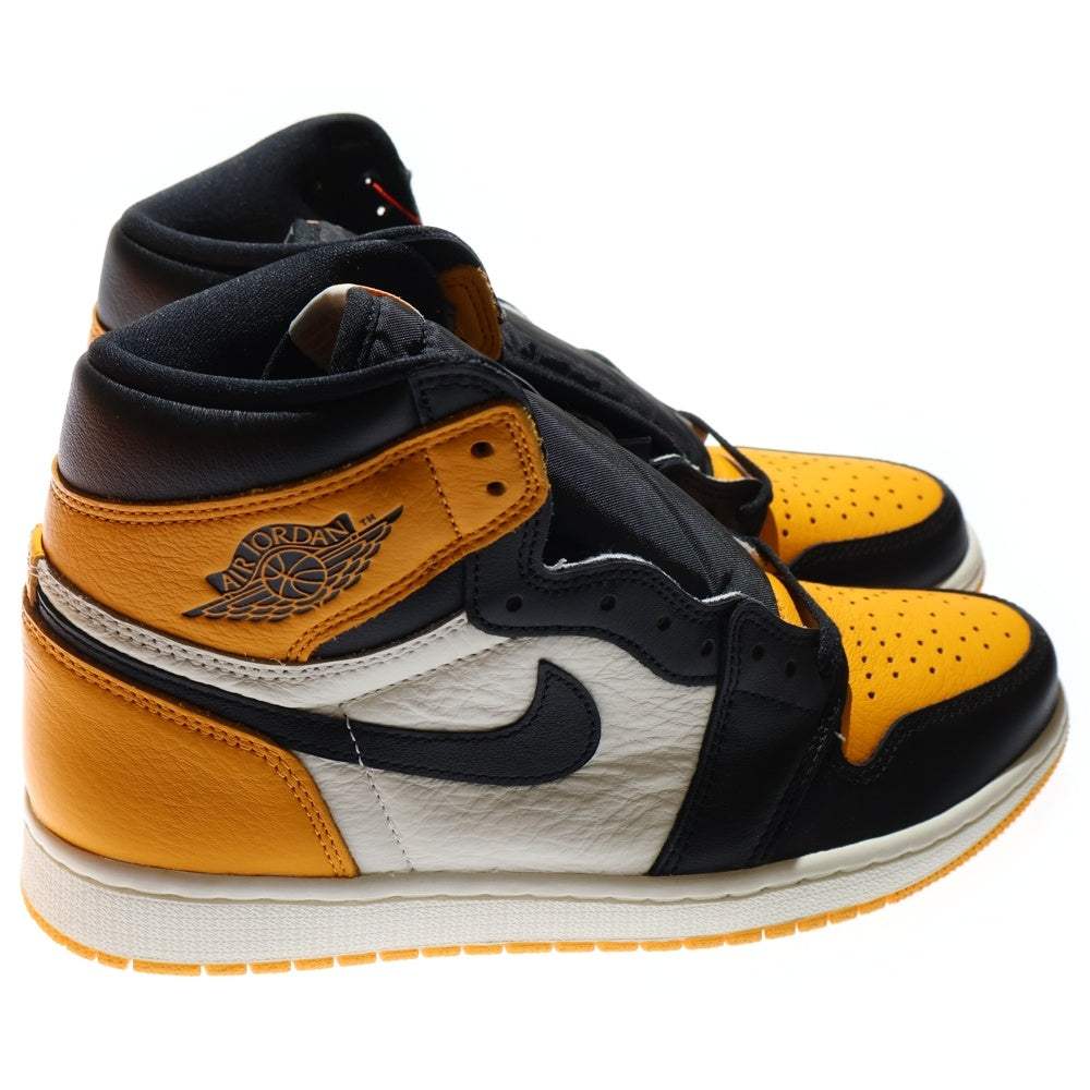 NIKE(ナイキ) AIR JORDAN 1 RETRO HIGH OG TAXI エアジョーダン1 レトロ タクシー ハイカットスニーカー イエロー/ブラック US9/27cm 555088-711