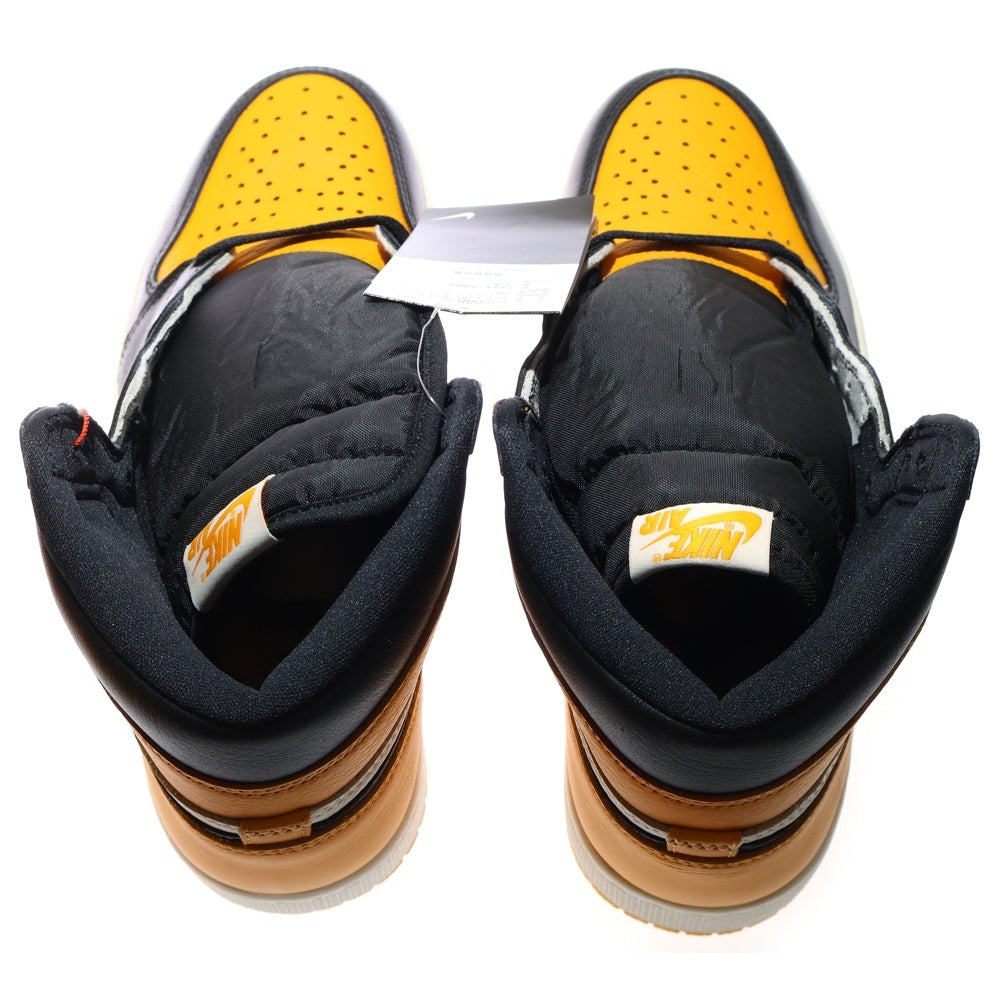 NIKE(ナイキ) AIR JORDAN 1 RETRO HIGH OG TAXI エアジョーダン1 レトロ タクシー ハイカットスニーカー イエロー/ブラック US9/27cm 555088-711