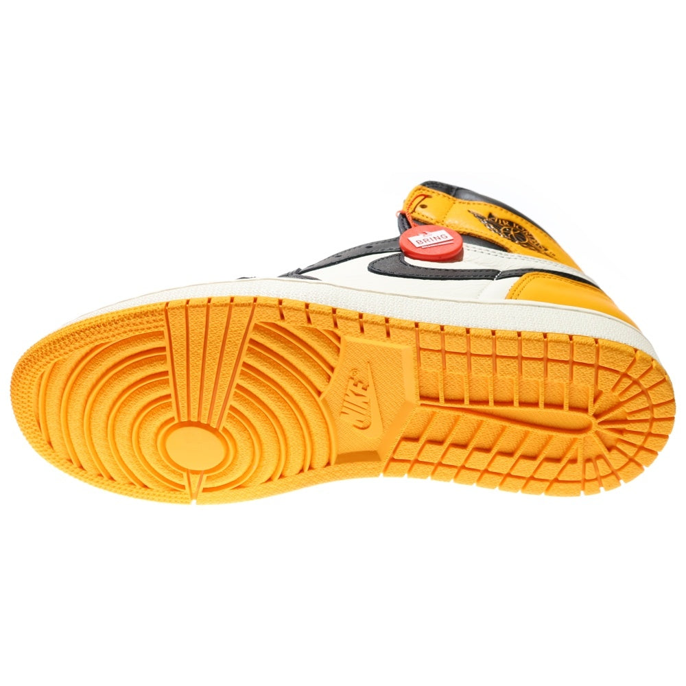 NIKE(ナイキ) AIR JORDAN 1 RETRO HIGH OG TAXI エアジョーダン1 レトロ タクシー ハイカットスニーカー イエロー/ブラック US9/27cm 555088-711