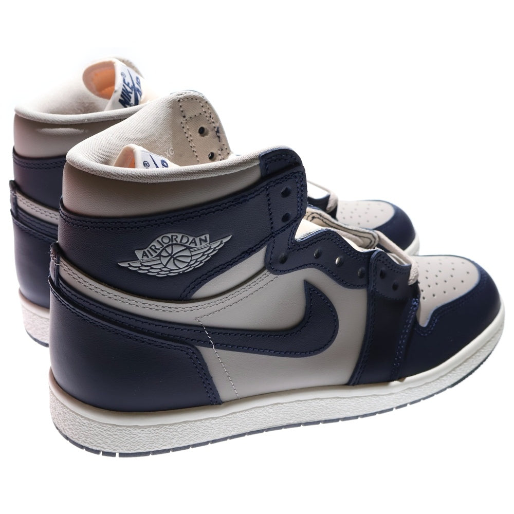 NIKE(ナイキ) AIR JORDAN 1 HIGH 85 GEORGETOWN エアジョーダン1 ジョージタウン ハイカットスニーカー ネイビー/グレー US9/27cm BQ4422-400