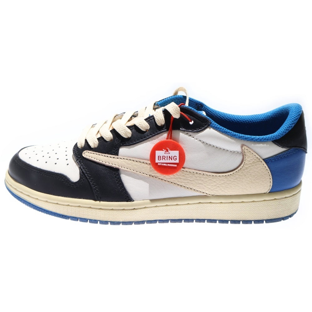 NIKE(ナイキ) ×TRAVIS SCOTT FRAGMENT DESIGN AIR JORDAN 1 LOW OG SP トラヴィススコット フラグメント エアジョーダン1 ローカットスニーカー US9/27cm DM7866-140