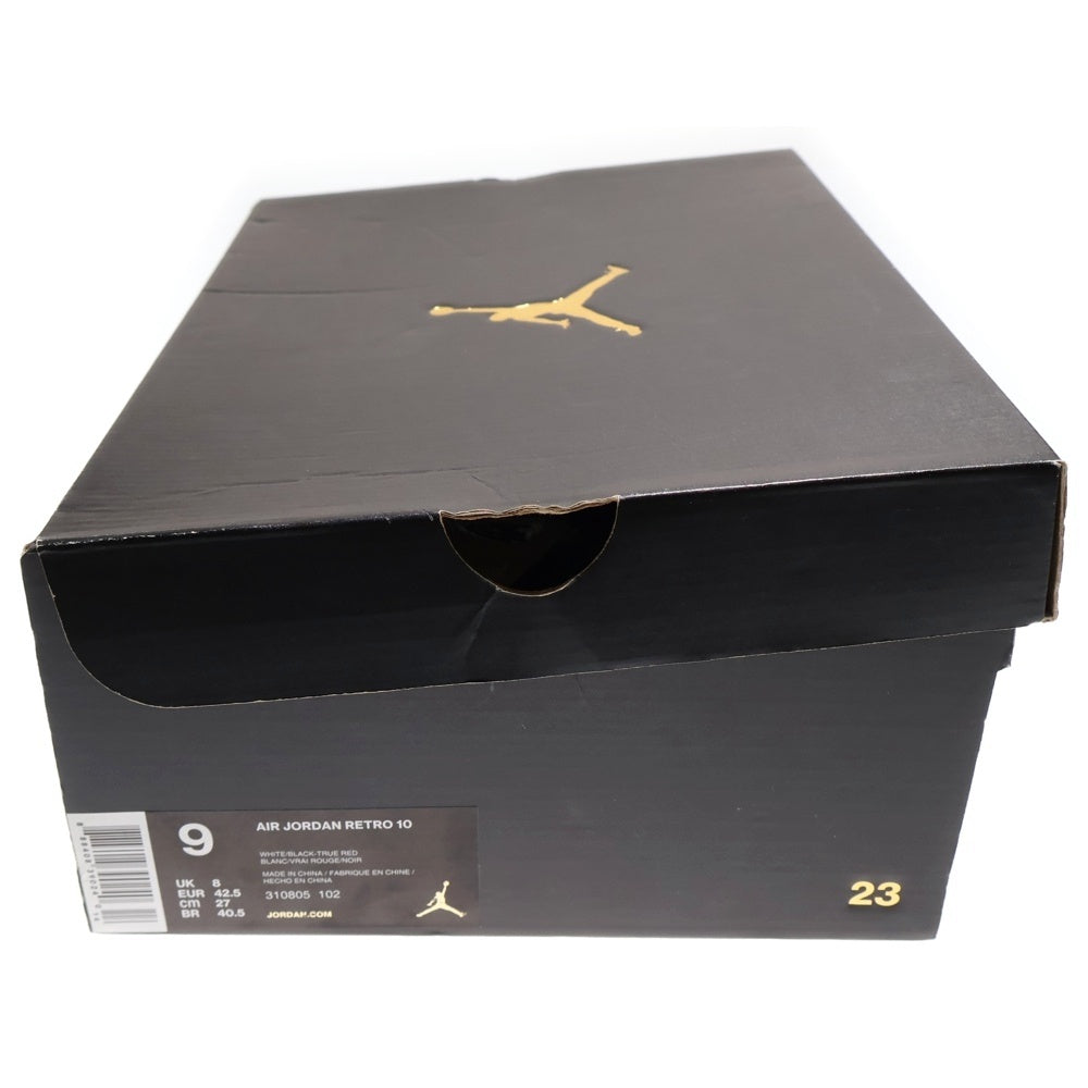 NIKE(ナイキ) 【観賞用 2015年製】 AIR JORDAN 10 RETRO DOUBLE NICKEL エアジョーダン10 レトロ ダブルニッケル ハイカットスニーカー US9/27cm 310805-102