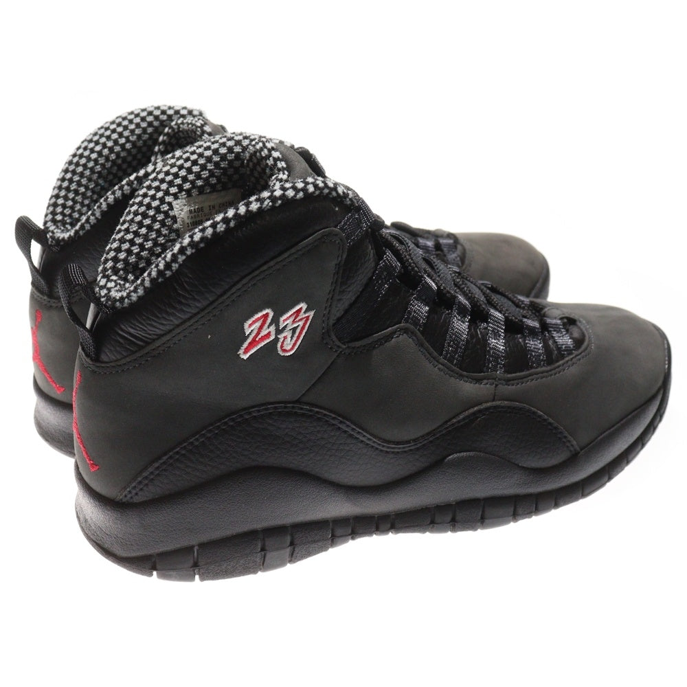 NIKE(ナイキ) 【観賞用 2008年製】 AIR JORDAN 10 RETRO SHADOW CDP エアジョーダン10 レトロ シャドウCDP ハイカットスニーカー ブラック US9/27cm 310805-061